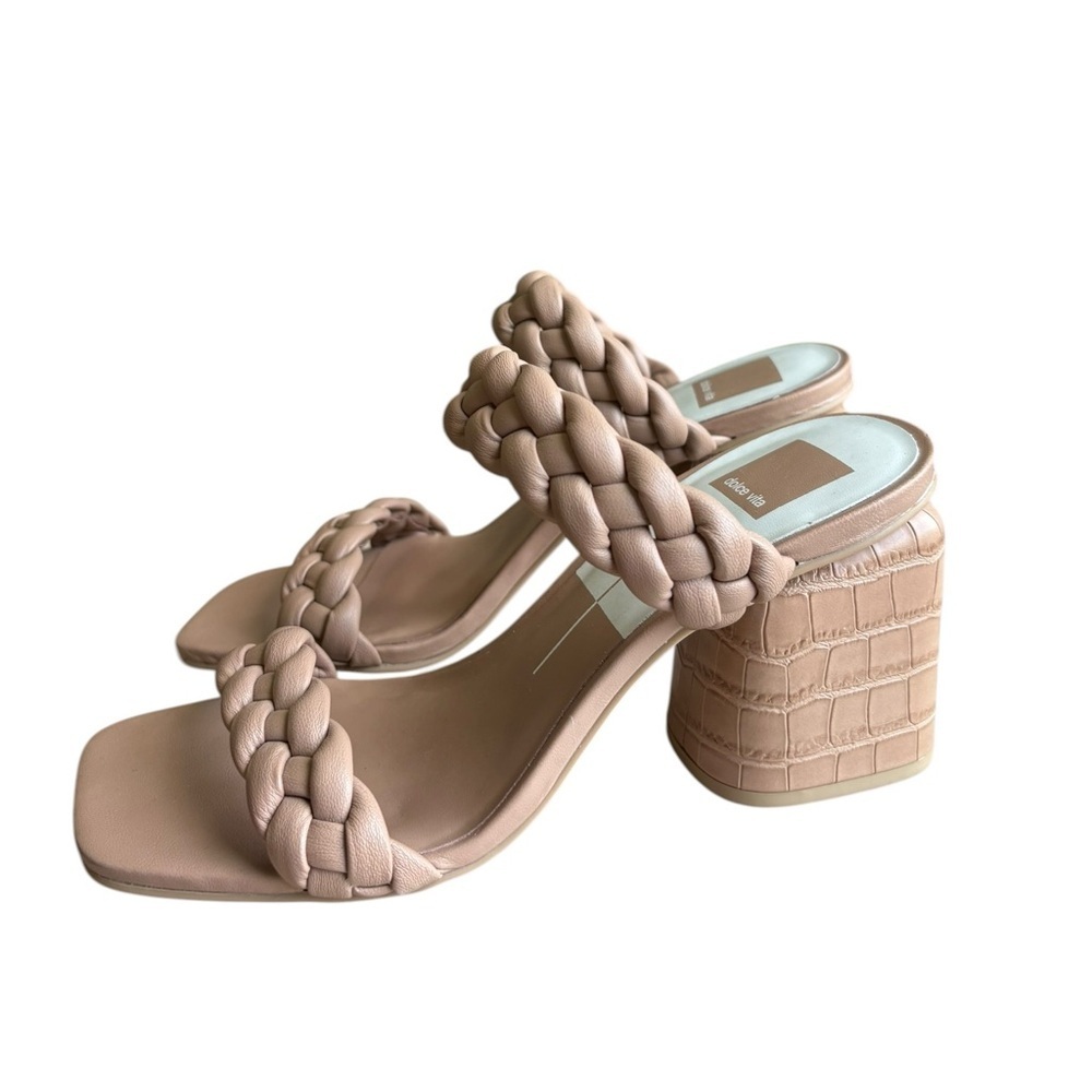 Dolce vita Natie nude braided sandal size 8.5. - Picture 4 of 10